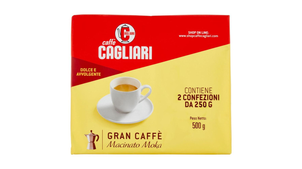 Caffè Cagliari Gran Caffè Macinato Moka 2 X 250 G