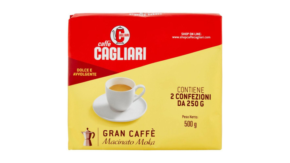 Caffè Cagliari Gran Caffè Macinato Moka 2 X 250 G