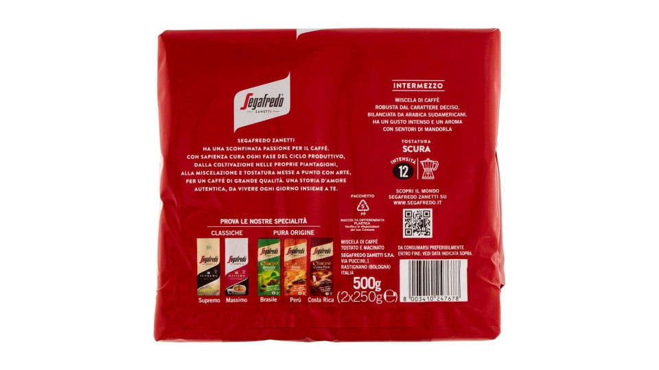 Segafredo Zanetti Intermezzo 2 X 250 G
