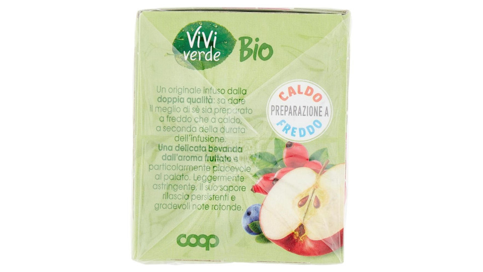 Infuso Mela, Rosa Canina E Mirtillo Biologico 20 Filtri 50 G