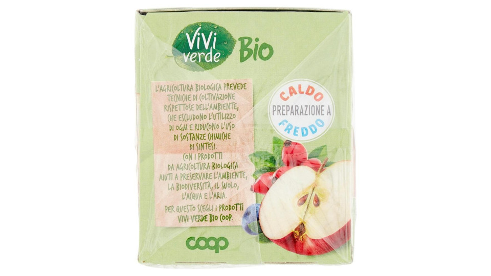 Infuso Mela, Rosa Canina E Mirtillo Biologico 20 Filtri 50 G