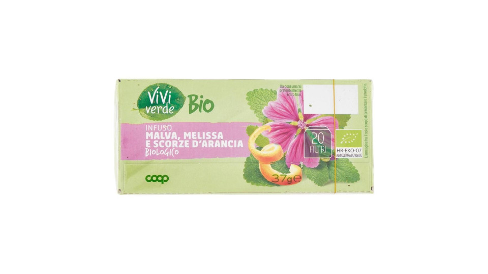 Infuso Malva, Melissa E Scorze D'arancia Biologico 20 Filtri 37 G