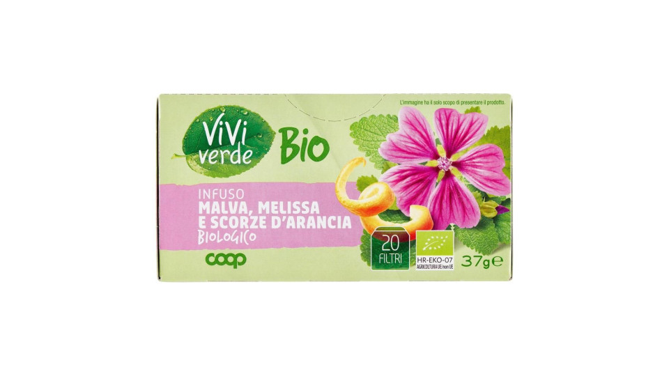 Infuso Malva, Melissa E Scorze D'arancia Biologico 20 Filtri 37 G