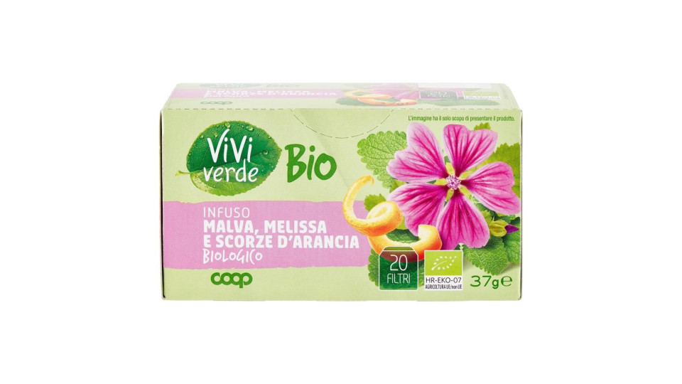 Infuso Malva, Melissa E Scorze D'arancia Biologico 20 Filtri 37 G