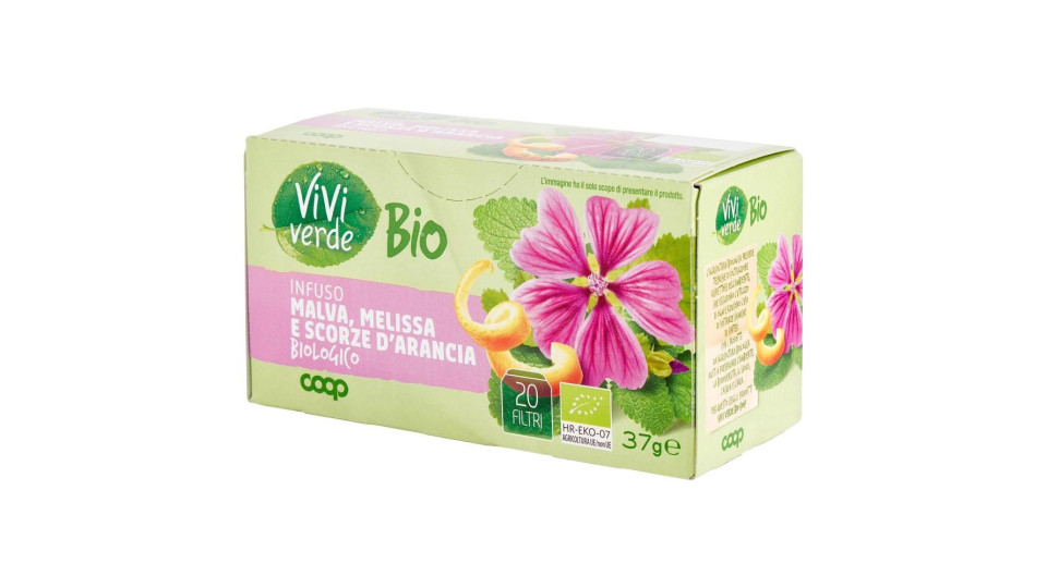 Infuso Malva, Melissa E Scorze D'arancia Biologico 20 Filtri 37 G