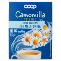 Camomilla Solubile Senza Zuccheri Con Melatonina 16 Bustine 64 G