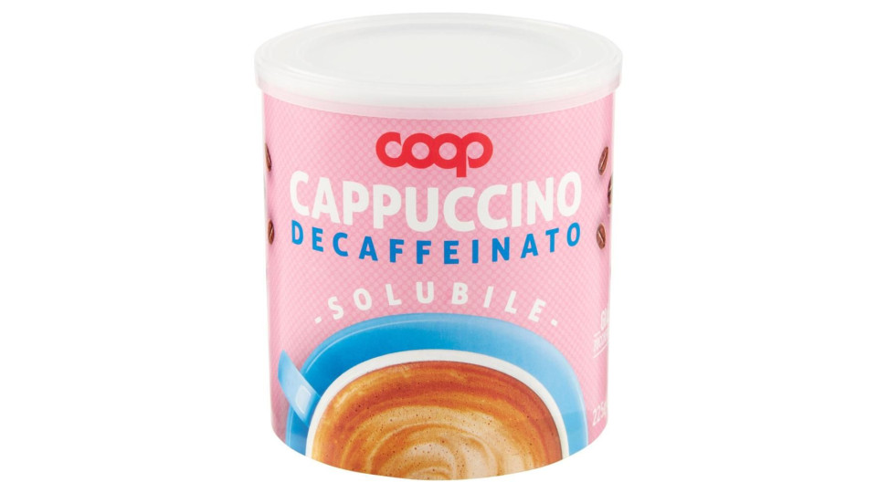 Cappuccino Decaffeinato Solubile Già Zuccherato 225 G