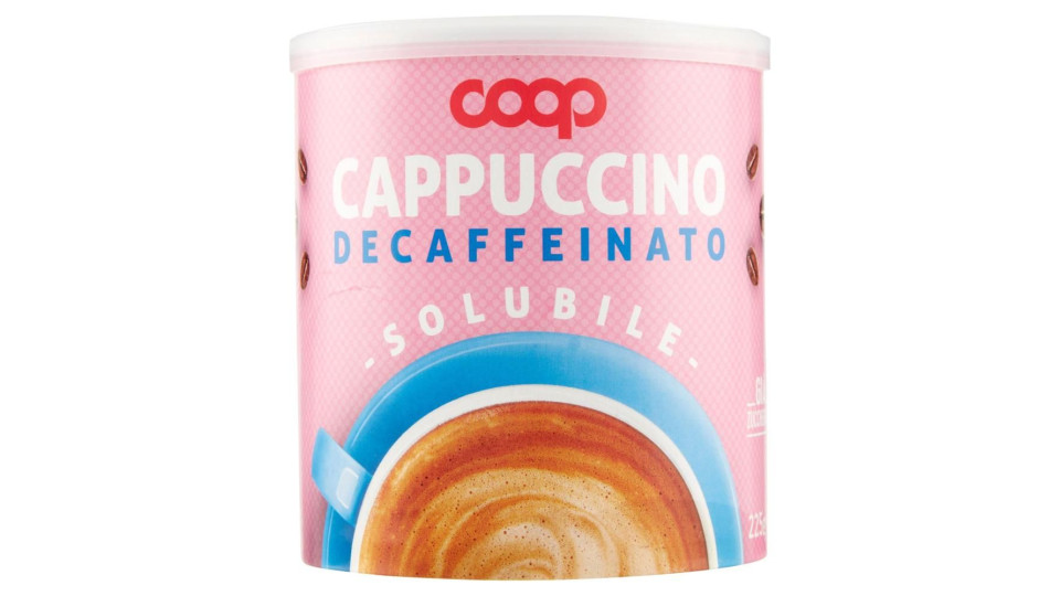 Cappuccino Decaffeinato Solubile Già Zuccherato 225 G