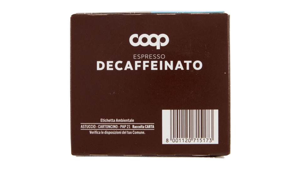 Caffè Espresso Decaffeinato 16 Capsule Compostabili* Compatibili Macchine Lavazza A Modo Mio** 120 G