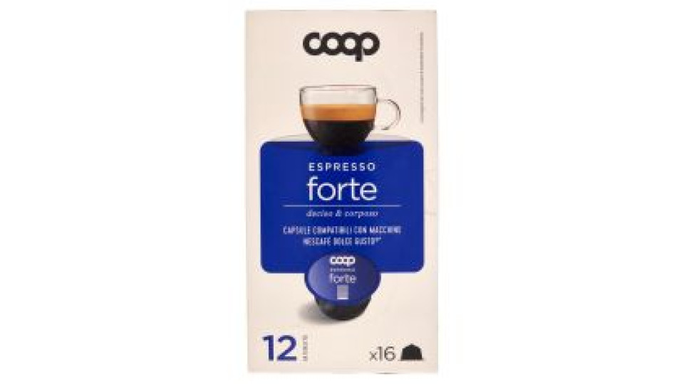 Espresso Forte 16 Capsule Compatibili Con Macchine Nescafé Dolce Gusto* 116,8 G