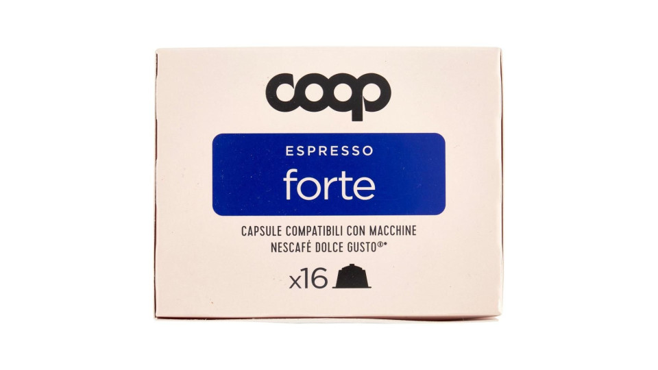 Espresso Forte 16 Capsule Compatibili Con Macchine Nescafé Dolce Gusto* 116,8 G