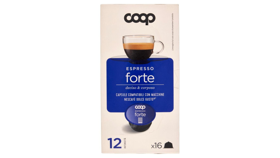 Espresso Forte 16 Capsule Compatibili Con Macchine Nescafé Dolce Gusto* 116,8 G