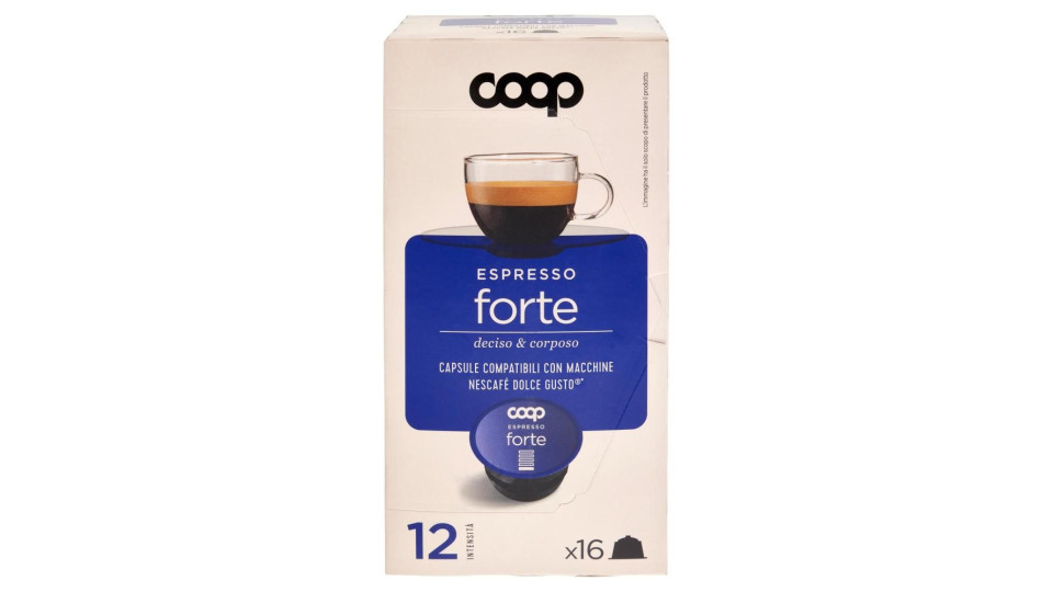 Espresso Forte 16 Capsule Compatibili Con Macchine Nescafé Dolce Gusto* 116,8 G