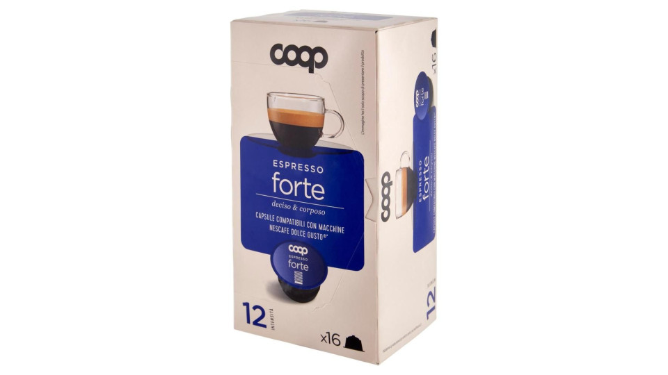 Espresso Forte 16 Capsule Compatibili Con Macchine Nescafé Dolce Gusto* 116,8 G