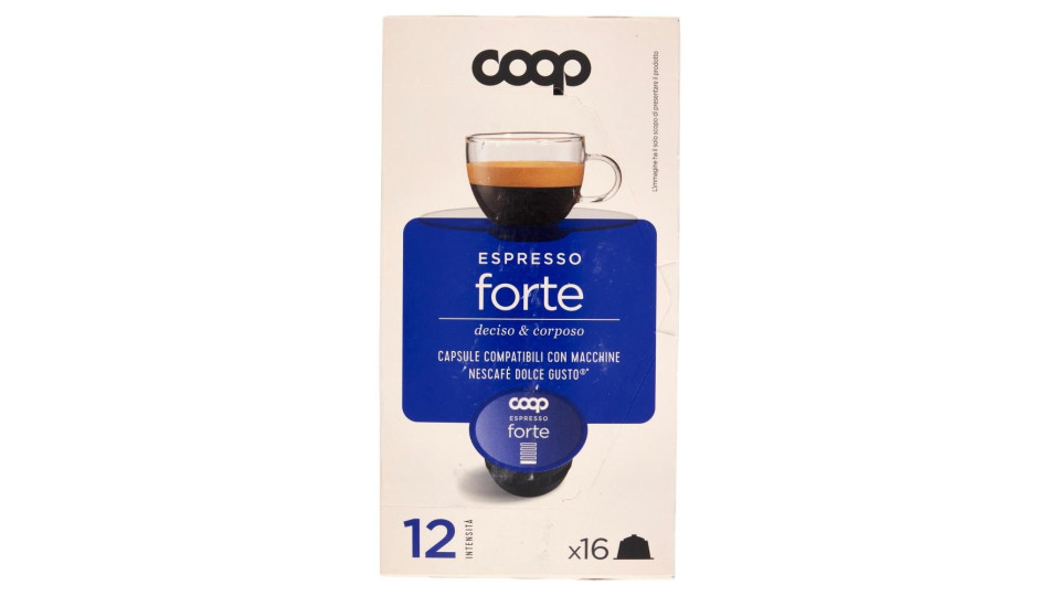 Espresso Forte 16 Capsule Compatibili Con Macchine Nescafé Dolce Gusto* 116,8 G