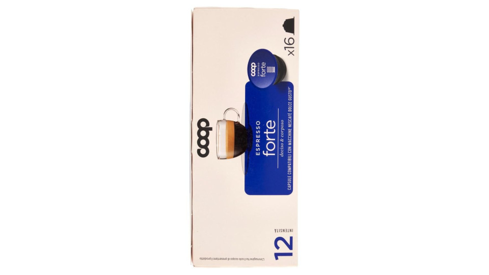 Espresso Forte 16 Capsule Compatibili Con Macchine Nescafé Dolce Gusto* 116,8 G