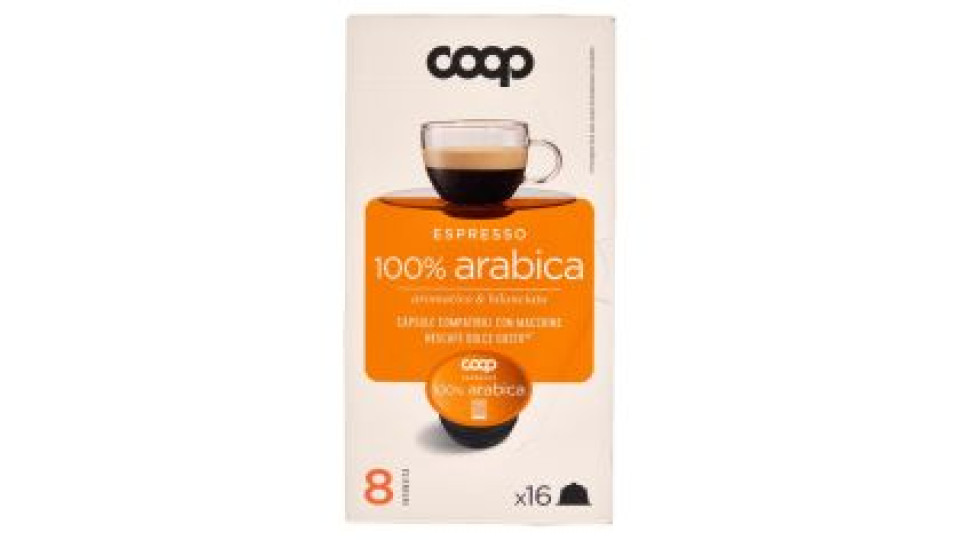 Espresso 100% Arabica 16 Capsule Compatibili Con Macchine Nescafé Dolce Gusto* 96 G