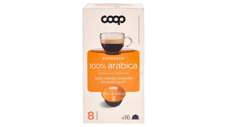 Espresso 100% Arabica 16 Capsule Compatibili Con Macchine Nescafé Dolce Gusto* 96 G