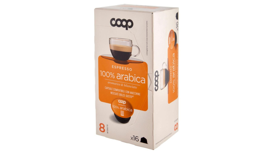 Espresso 100% Arabica 16 Capsule Compatibili Con Macchine Nescafé Dolce Gusto* 96 G