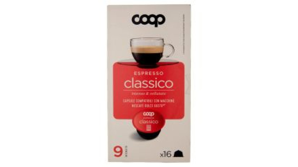 Espresso Classico 16 Capsule Compatibili Con Macchine Nescafé Dolce Gusto* 116,8 G