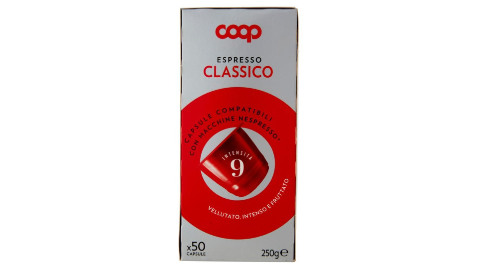 Espresso Classico 50 Capsule Compatibili Con Macchine Nespresso* 250 G