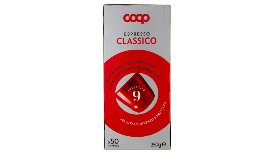 Espresso Classico 50 Capsule Compatibili Con Macchine Nespresso* 250 G