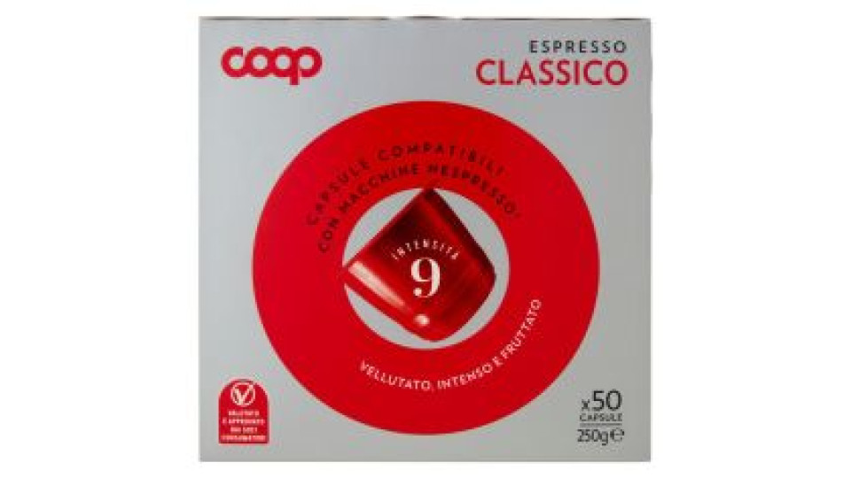 Espresso Classico 50 Capsule Compatibili Con Macchine Nespresso* 250 G