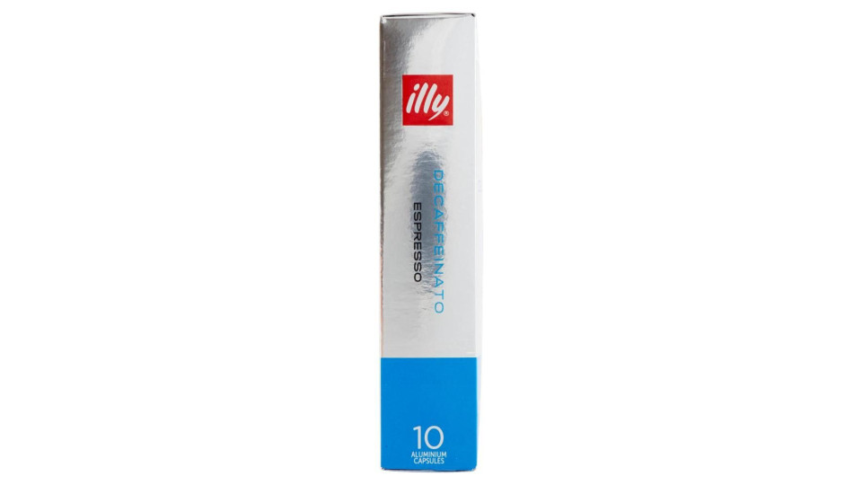 Illy Decaffeinato Espresso 10 Capsule Compatibili Con Le Macchine Nespresso* 57 G