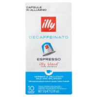 Illy Decaffeinato Espresso 10 Capsule Compatibili Con Le Macchine Nespresso* 57 G