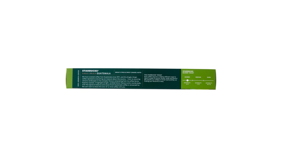 Starbucks Single-origin Guatemala By Nespresso Caffè Lungo 10 Capsule 52 G