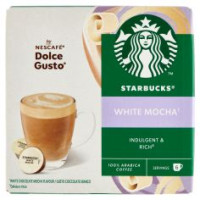 Starbucks White Mocha By Nescafé Dolce Gusto Latte Al Cioccolato Bianco Con Caffè 12 Capsule 123 G