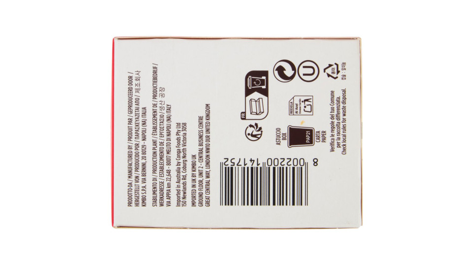 Kimbo Barista Espresso Napoli Capsule Compatibili Con Macchine Nespresso* Original 30 X 5,5 G