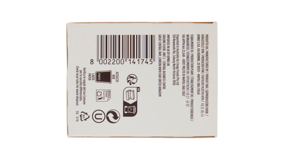 Kimbo Espresso Barista 100% Arabica Capsule Compatibili Con Macchine Nespresso* Original 30 X 5,5 G
