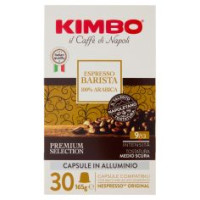 Kimbo Espresso Barista 100% Arabica Capsule Compatibili Con Macchine Nespresso* Original 30 X 5,5 G