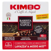 Kimbo Barista Espresso Napoli Capsule Compatibili Con Le Macchine Lavazza A Modo Mio* 16 X 7,5 G