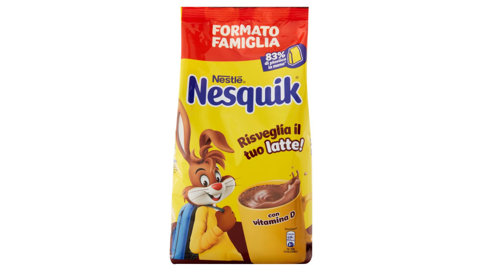 Nesquik Preparato Solubile Per Bevanda Con Cacao Magro Sacchetto 800 G