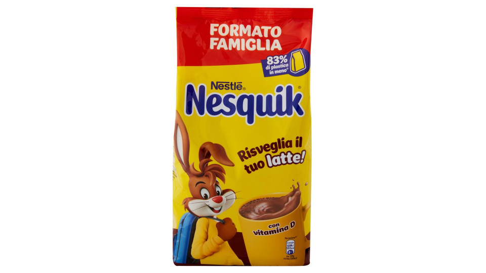 Nesquik Preparato Solubile Per Bevanda Con Cacao Magro Sacchetto 800 G