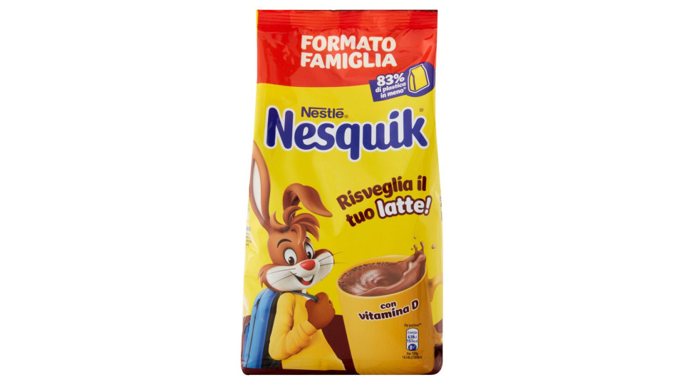 Nesquik Preparato Solubile Per Bevanda Con Cacao Magro Sacchetto 800 G
