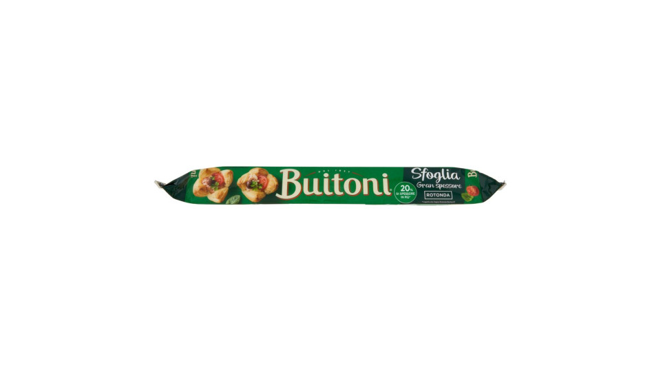 Buitoni Frolla Gran Spessore Pasta Frolla Rotonda Più Spessa Rotolo 280g