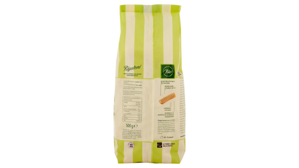 Libera Terra Il Giusto Gusto Del Grano Fusilli Rustici Biologici 500 G