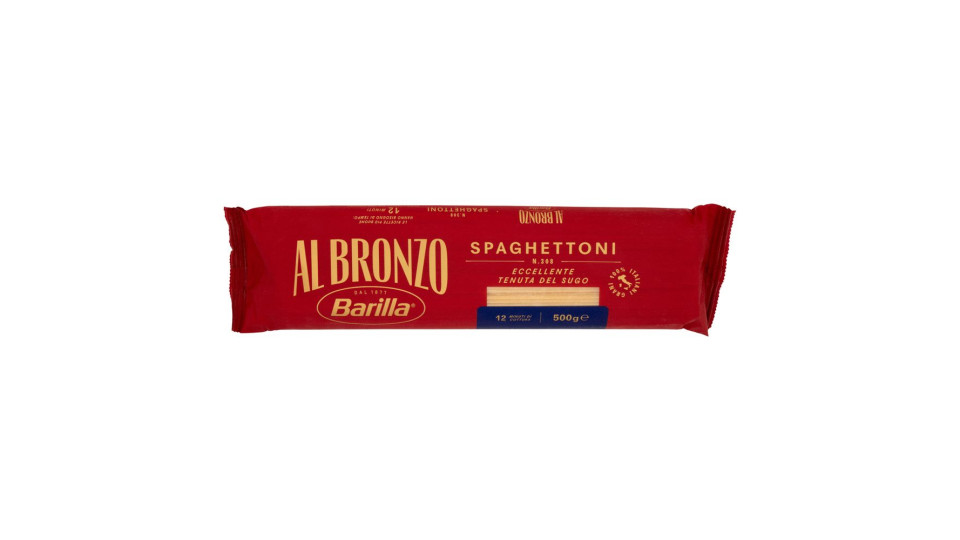 Barilla Al Bronzo Pasta Spaghettoni 500g