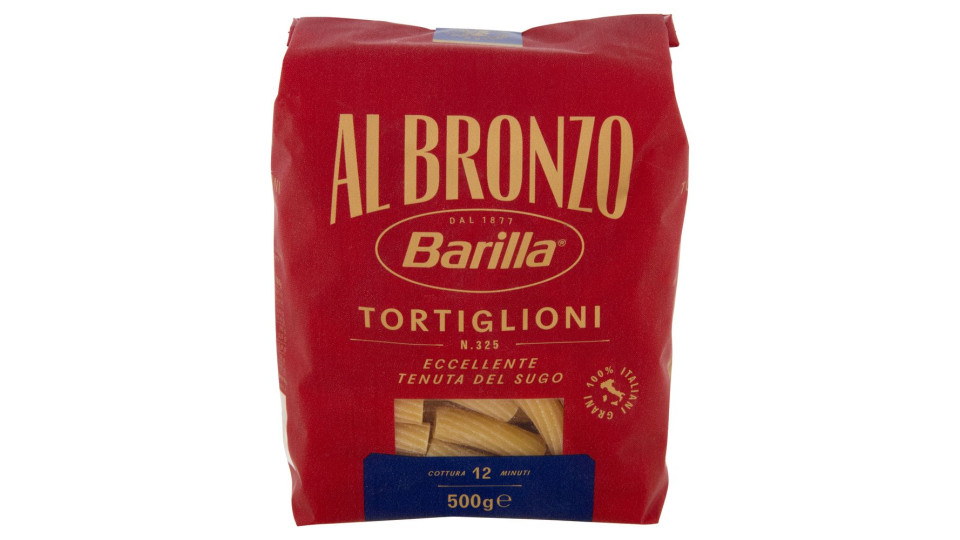 Barilla Al Bronzo Pasta Tortiglioni 500g