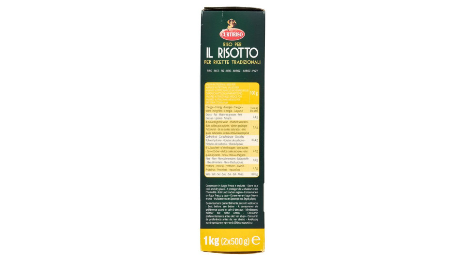 Curtiriso Riso Per Il Risotto 2 X 500 G