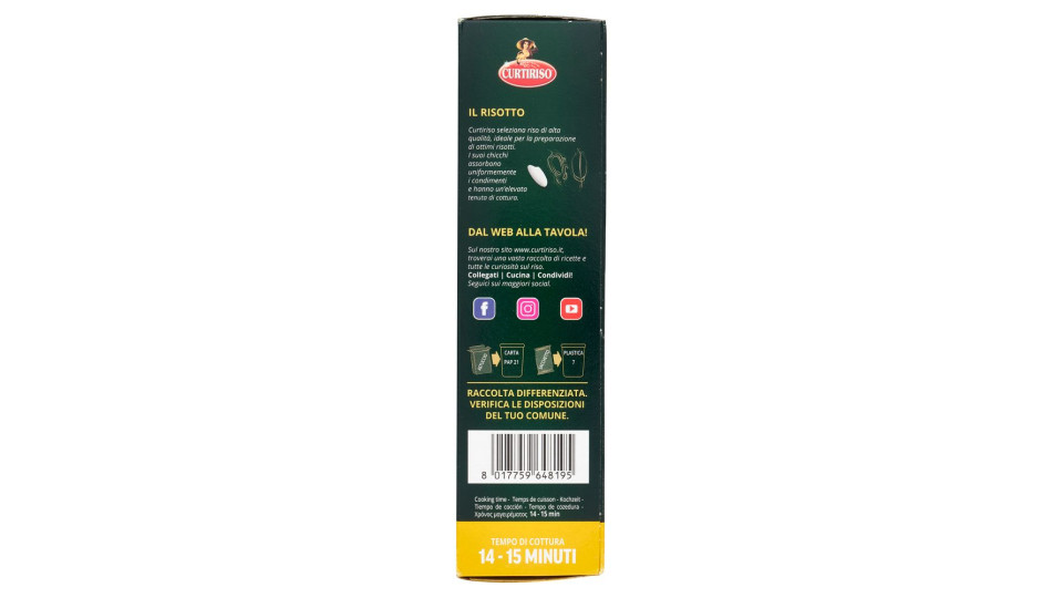 Curtiriso Riso Per Il Risotto 2 X 500 G