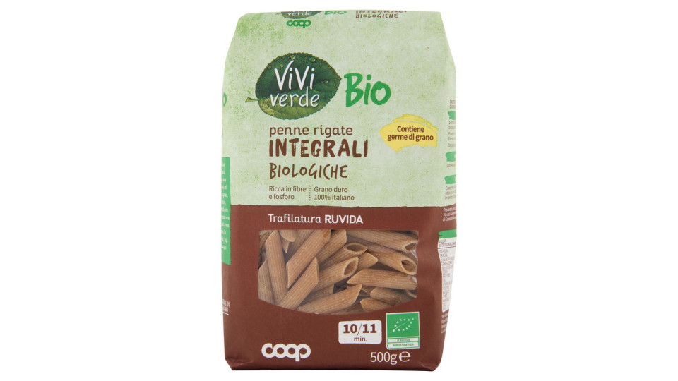 Penne Rigate Integrali Biologiche 500 G