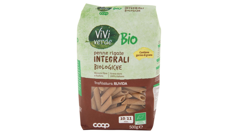 Penne Rigate Integrali Biologiche 500 G