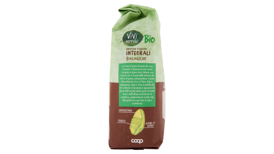 Penne Rigate Integrali Biologiche 500 G