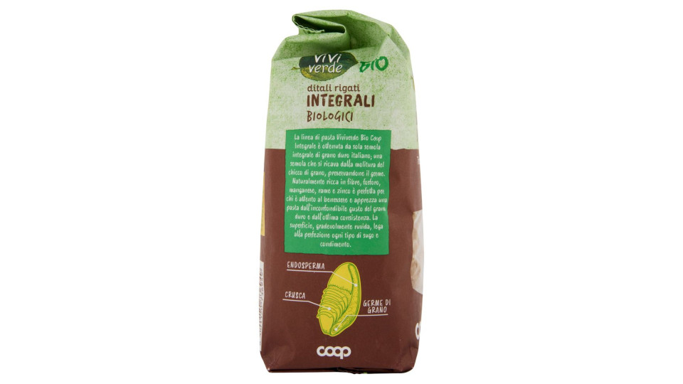 Ditali Rigati Integrali Biologici 500 G