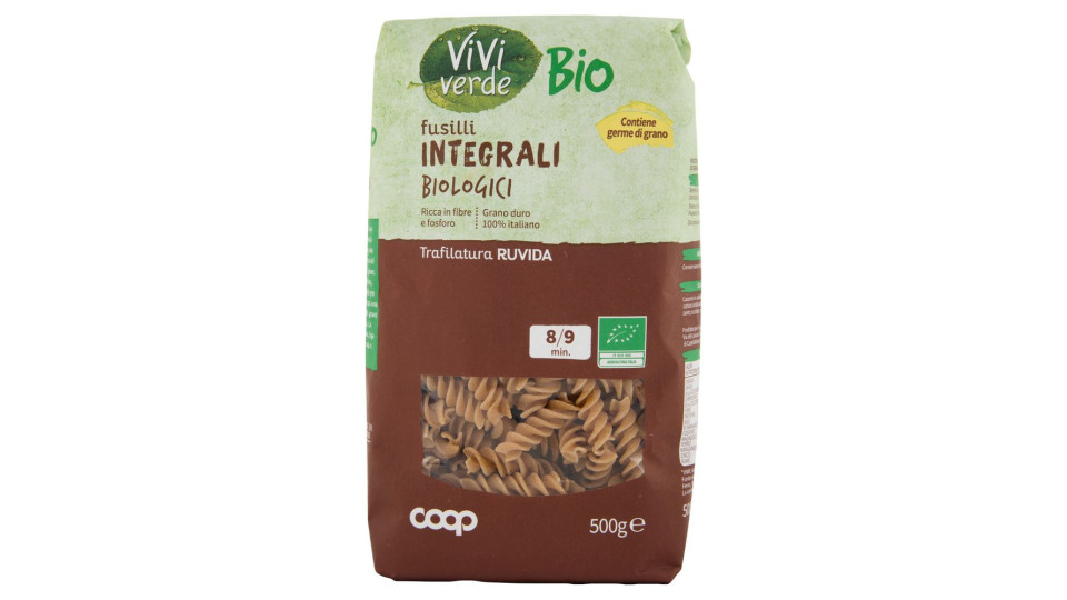 Fusilli Integrali Biologici 500 G