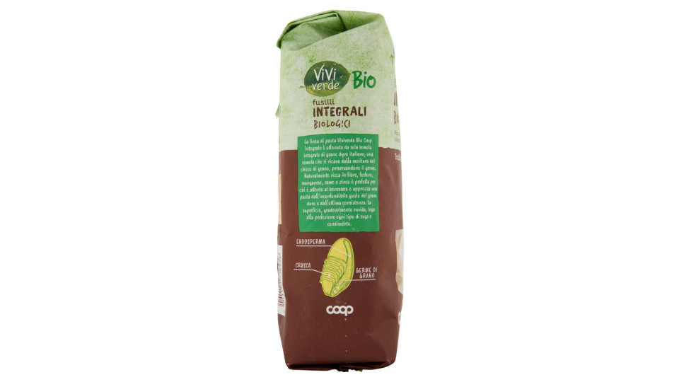 Fusilli Integrali Biologici 500 G